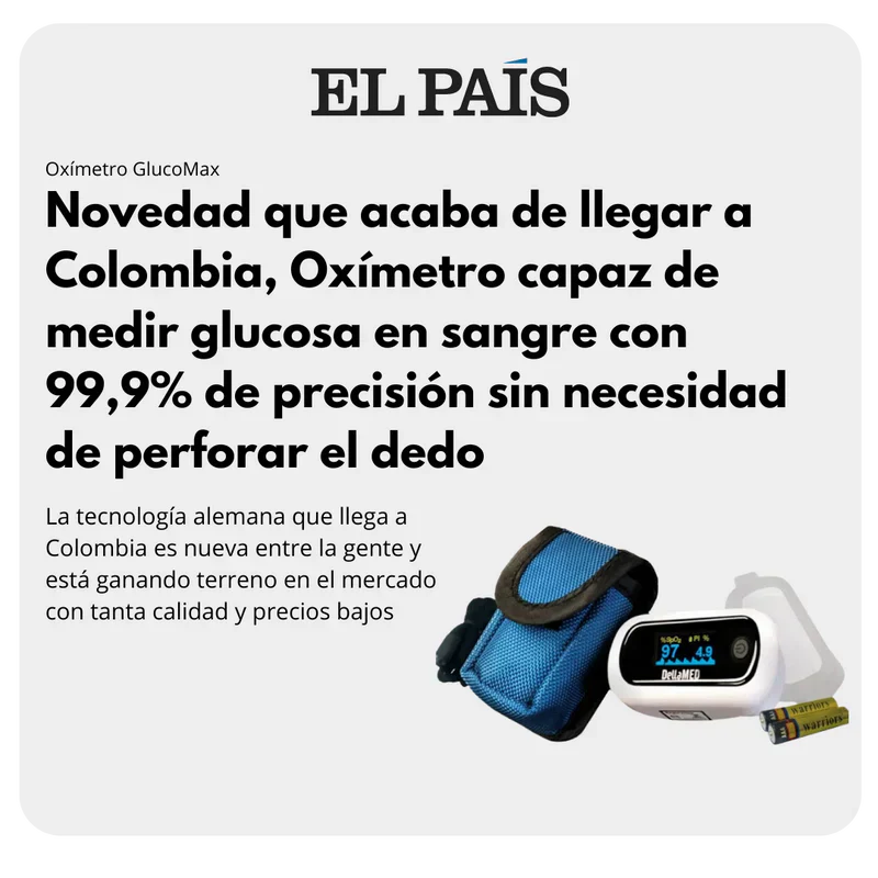 Glucomómetro Medidor Láser - GlucoMax™ [PRECISIÓN DEL 99,9%] - NOVEDAD EN COLOMBIA