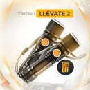 COMPRE 1 Y LLÉVATE 2 - Linterna Táctica TitanioPro USB