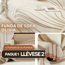 [Pague 1 y Llévese 2] Funda de Sofá Olivia Premium + Almohadas de Regalo
